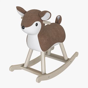 3D Rocking deer ride-on