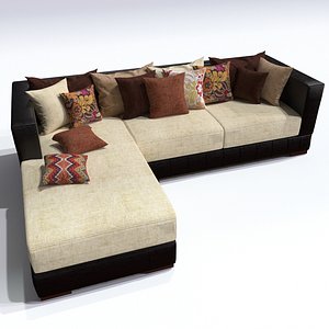 sofa kingston 3d model