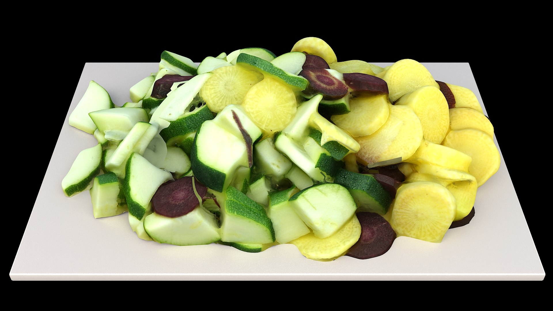 3D Scan Sliced Vegetables Carrot - TurboSquid 1503418