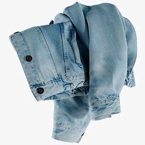 3D realistic women s jean model