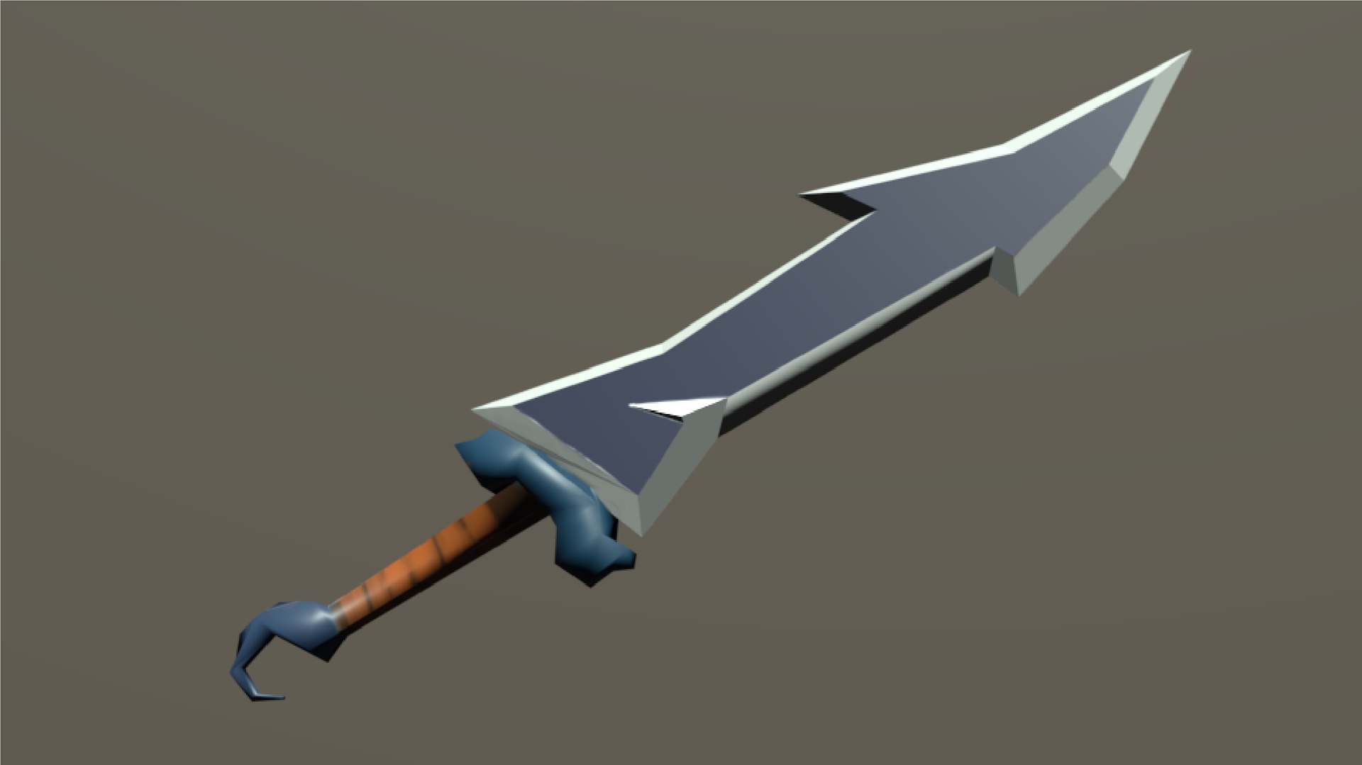 3D Fantasy sword low poly - TurboSquid 1868390