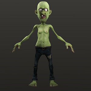 Zombie Toon 3D model