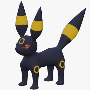 ANIMATED LOWPOLY UMBREON