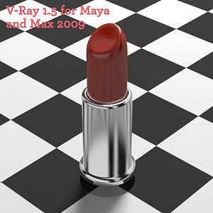 3d model lipstick