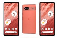 Google Pixel 7A Kinda Coral Low Poly