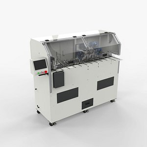 Automatic Winding Cutting Punching Machine 3D model