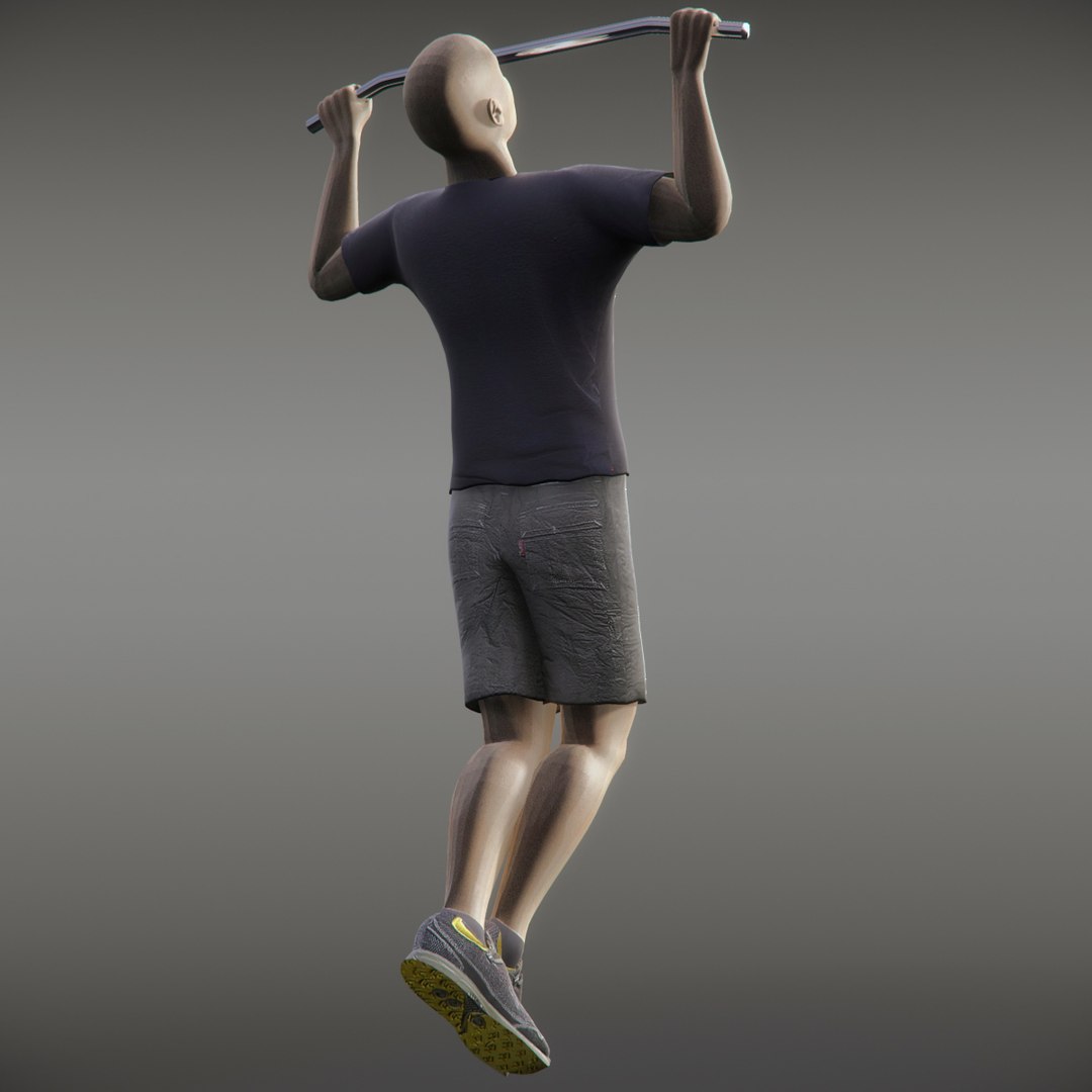 3d Man Rigged Model