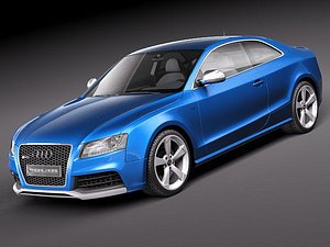 audi rs5 s5 sport 3d model