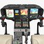 3D model airbus h145 helicopter cockpit