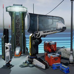 Sci-Fi Props Exterior Pack