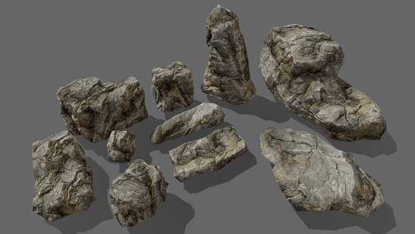 Rocks unity unreal model - TurboSquid 1573727