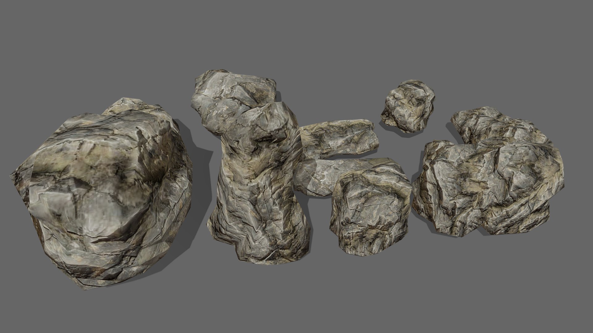 Rocks Unity Unreal Model - TurboSquid 1573727