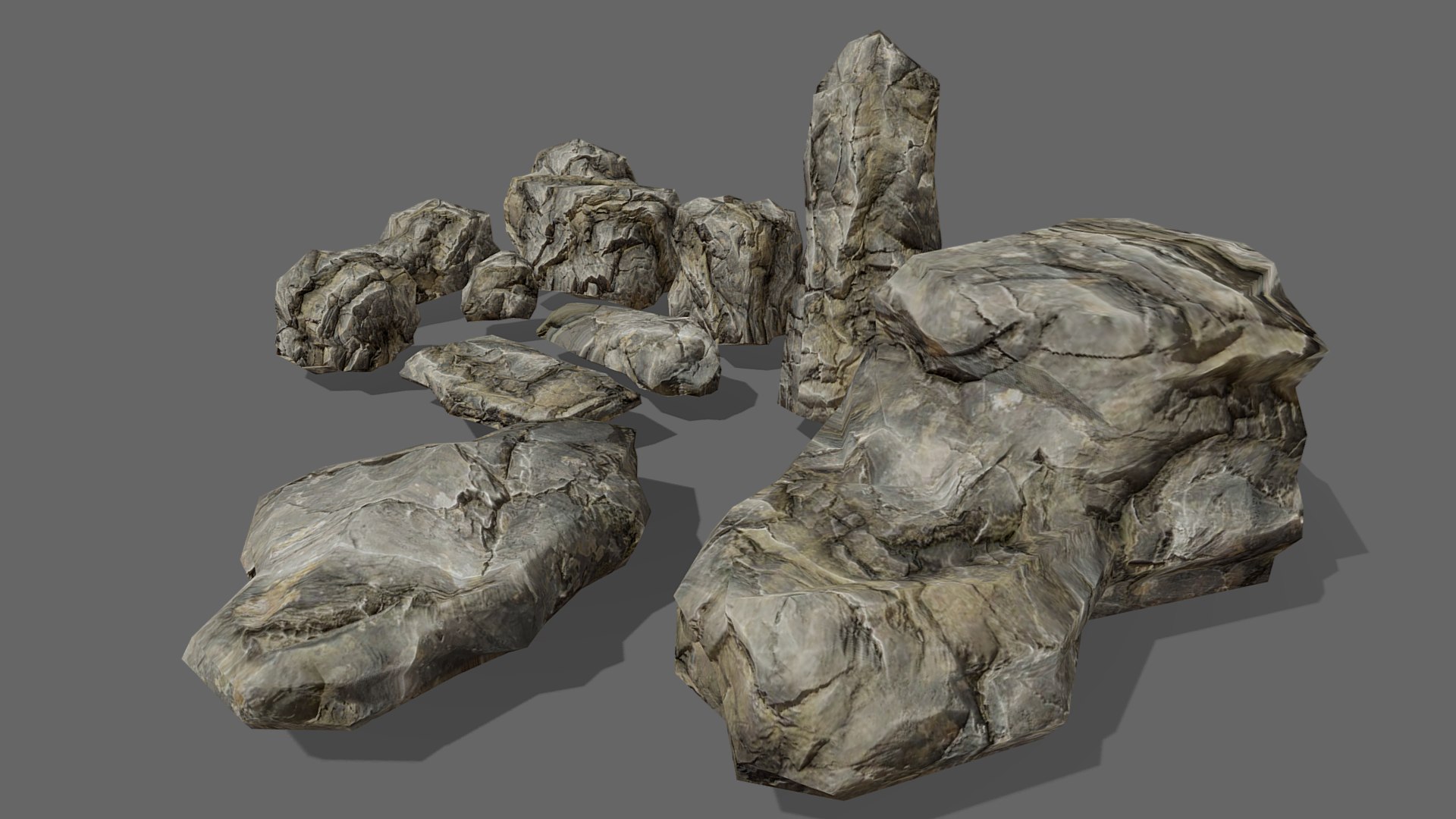 Rocks Unity Unreal Model - TurboSquid 1573727