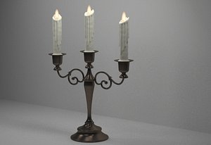 3D candle stand