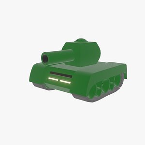 3D T-1 Tank model