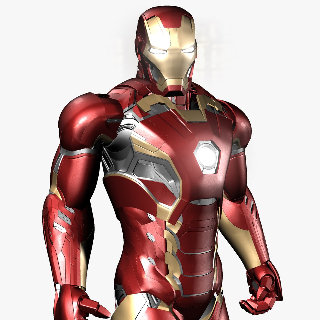 Iron Man Avengers Mark 3d Obj