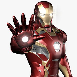 iron man avengers mark 3d obj