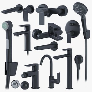 3D Hansgrohe set Rebris E Faucets and showers