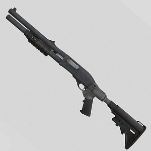 gun 870 shotgun 3D