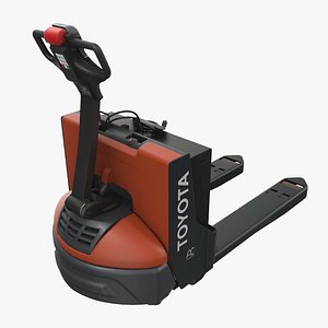 3D Toyota Electric Walkie Pallet Jack model
