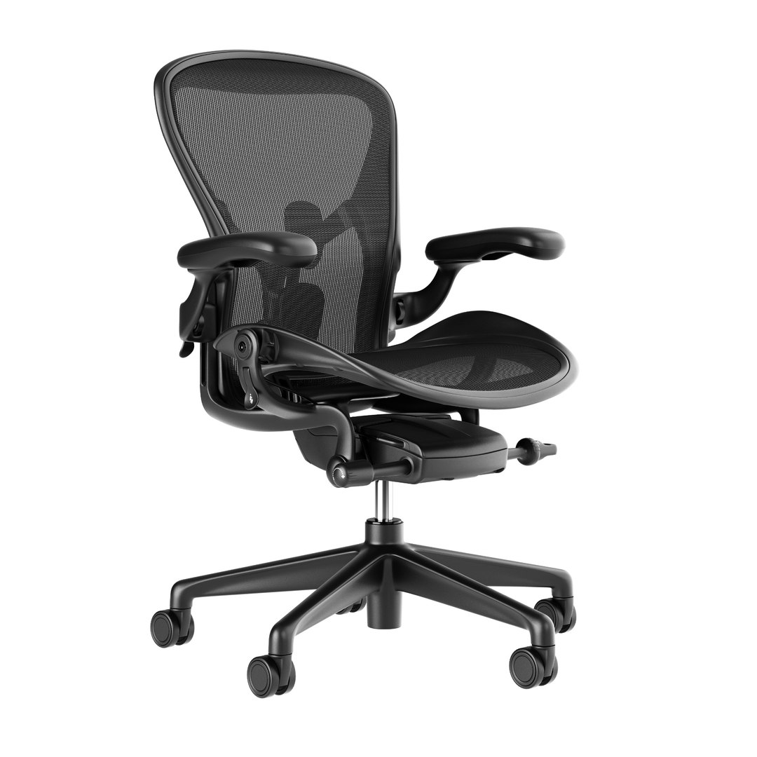 3D Aeron Chair Remastered by Herman Miller model TurboSquid 1911636