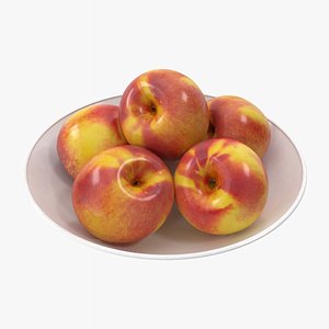 Nectarines on a Plate