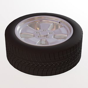 3D model Car wheel