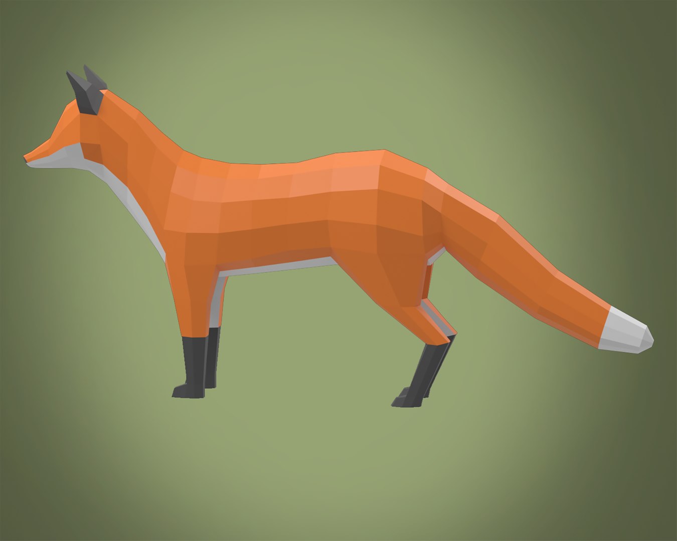 3D Stylized Lowpoly FOX - TurboSquid 2121956