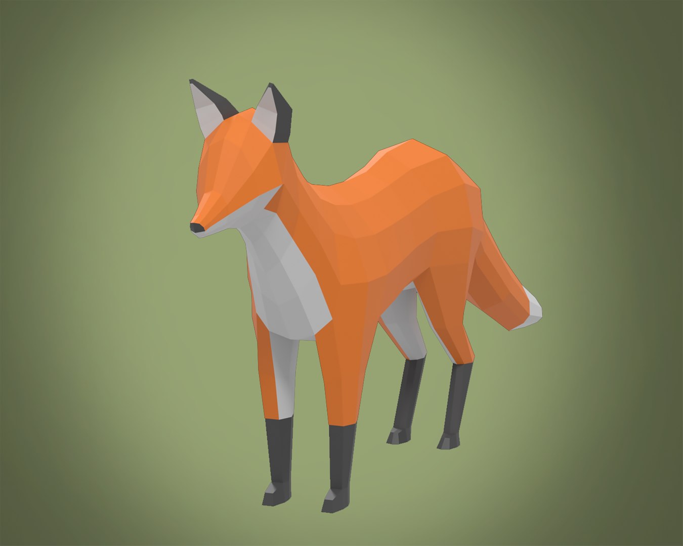 3D Stylized Lowpoly FOX - TurboSquid 2121956