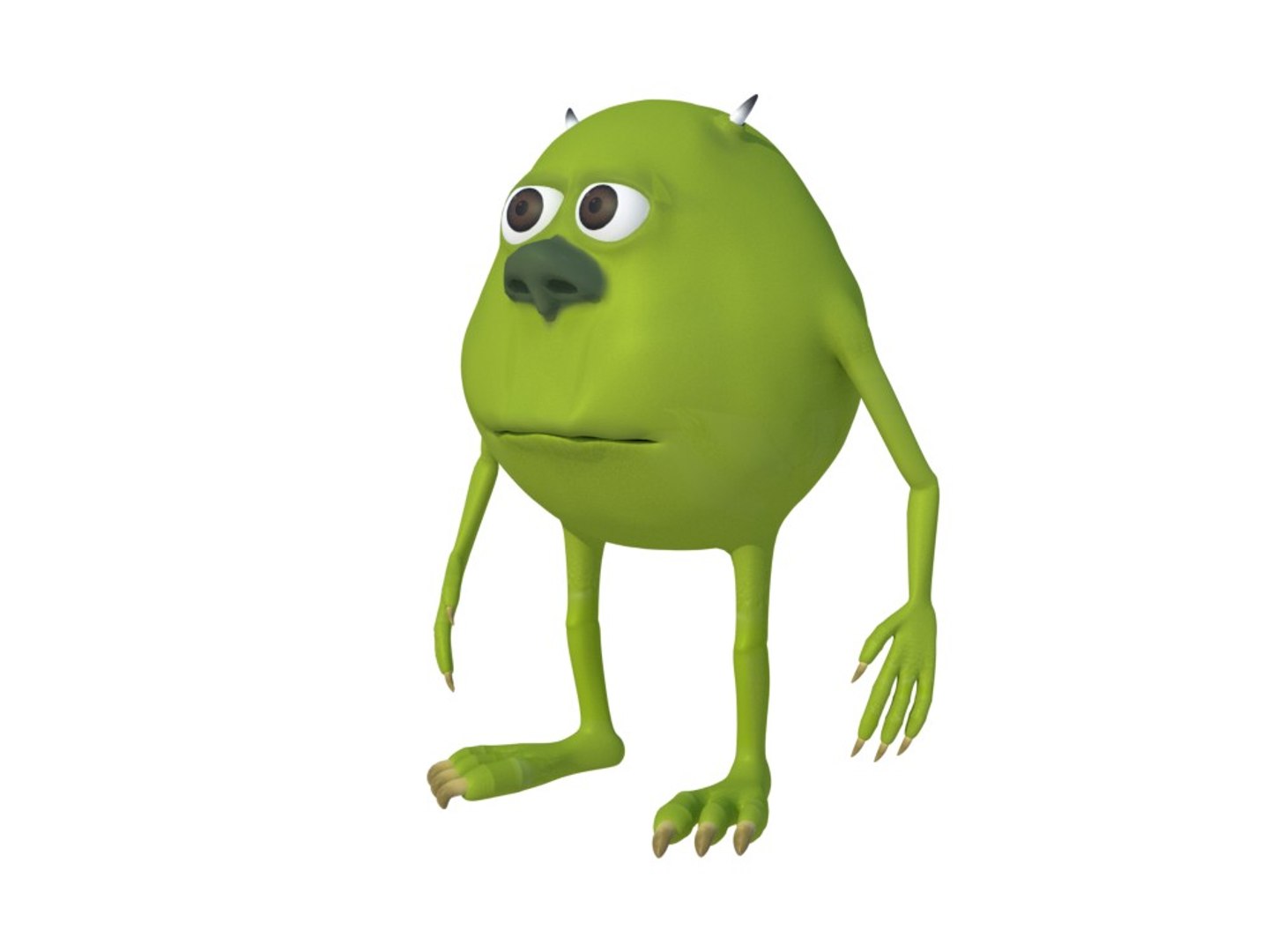 3D character mike wazowski meme model https://p.turbosquid.com/ts-thumb/BK/3PtZLU/7Wx2QHTN/3/jpg/1589239807/1920x1080/fit_q87/b61abff1bc04e0bb9343e145fd70d23d4c002ba3/3.jpg