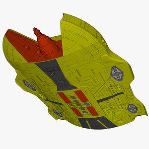 3D Jarak Spaceship