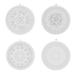 rosette 3D model