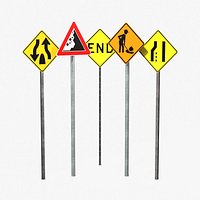 Road Signs Pack - Roadway Warnings