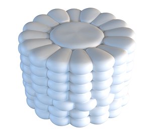 Corn Cob Piece Sliced 3D print model