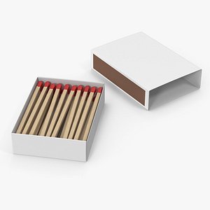 Opened Matchbox 3D model