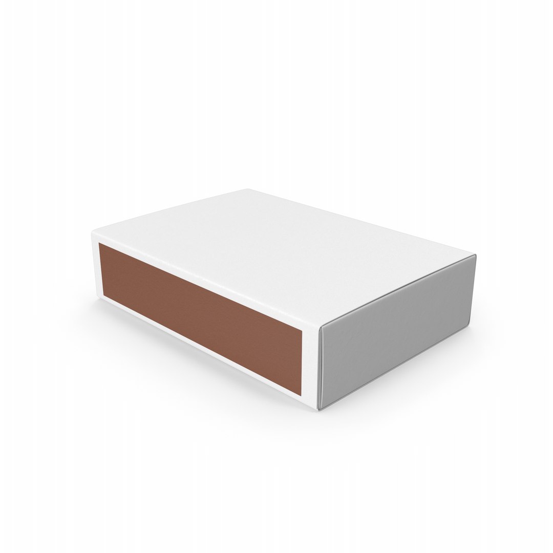 Opened Matchbox 3D Model - TurboSquid 2181098