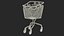 plastic shopping trolley 100l 3D