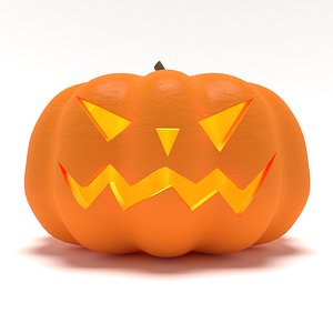 halloween pumpkin model