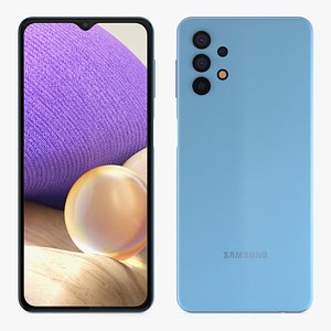 3D model a32 5g blue