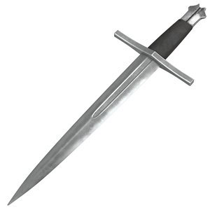 3D dagger 1 model