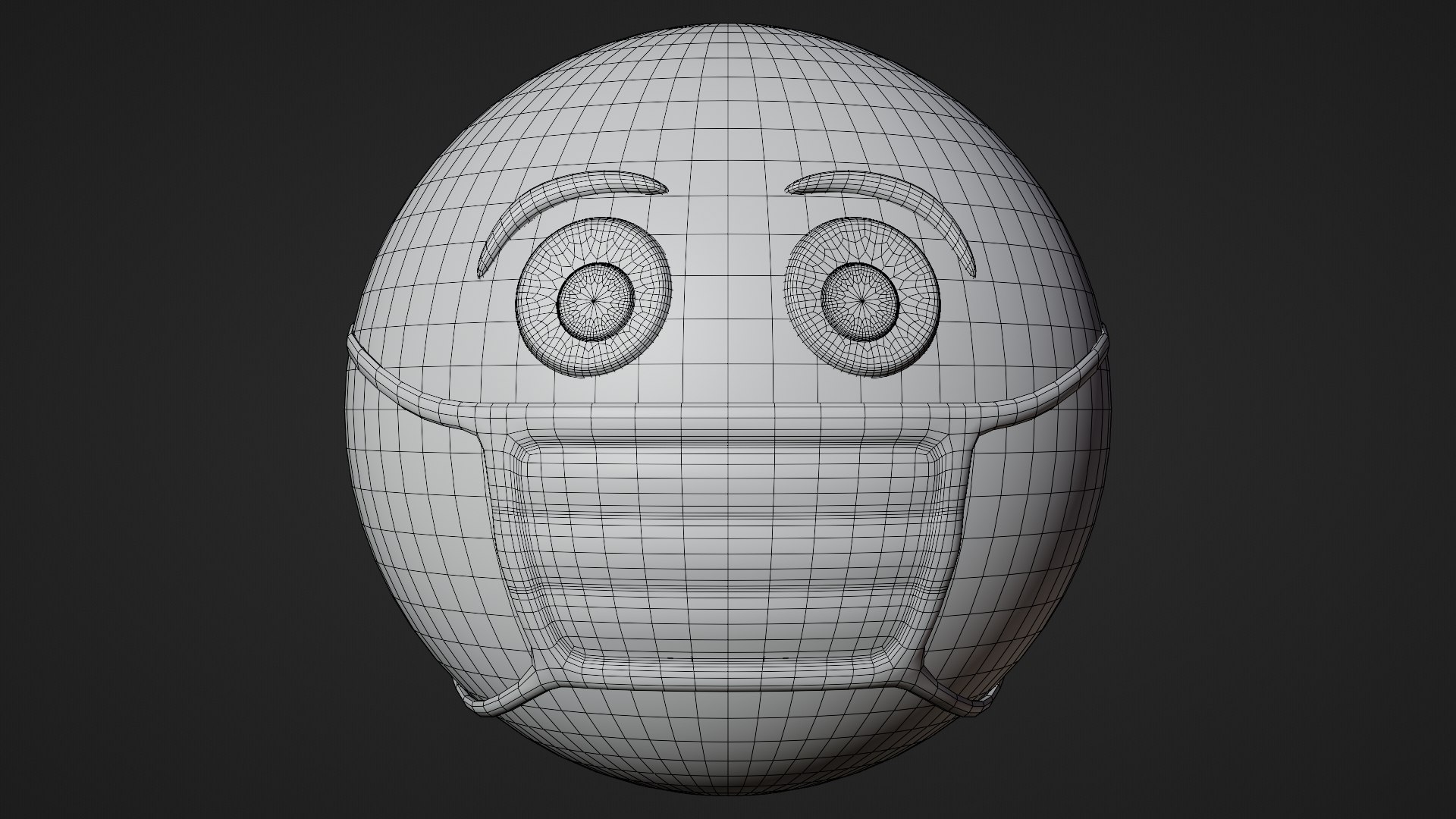 3D Wearing Mask Yellow Ball Emoticon Emoji Or Smiley - TurboSquid 1992545