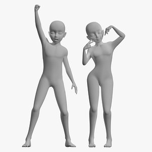 Base Meshes Child Starter Kit Rig