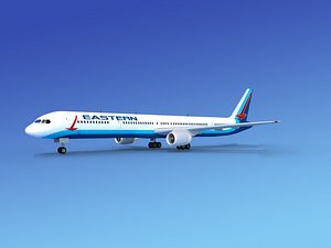 airline boeing 757 757-300 3d max