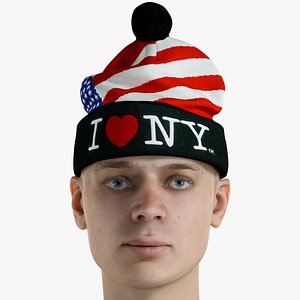 3D model realistic man andrew