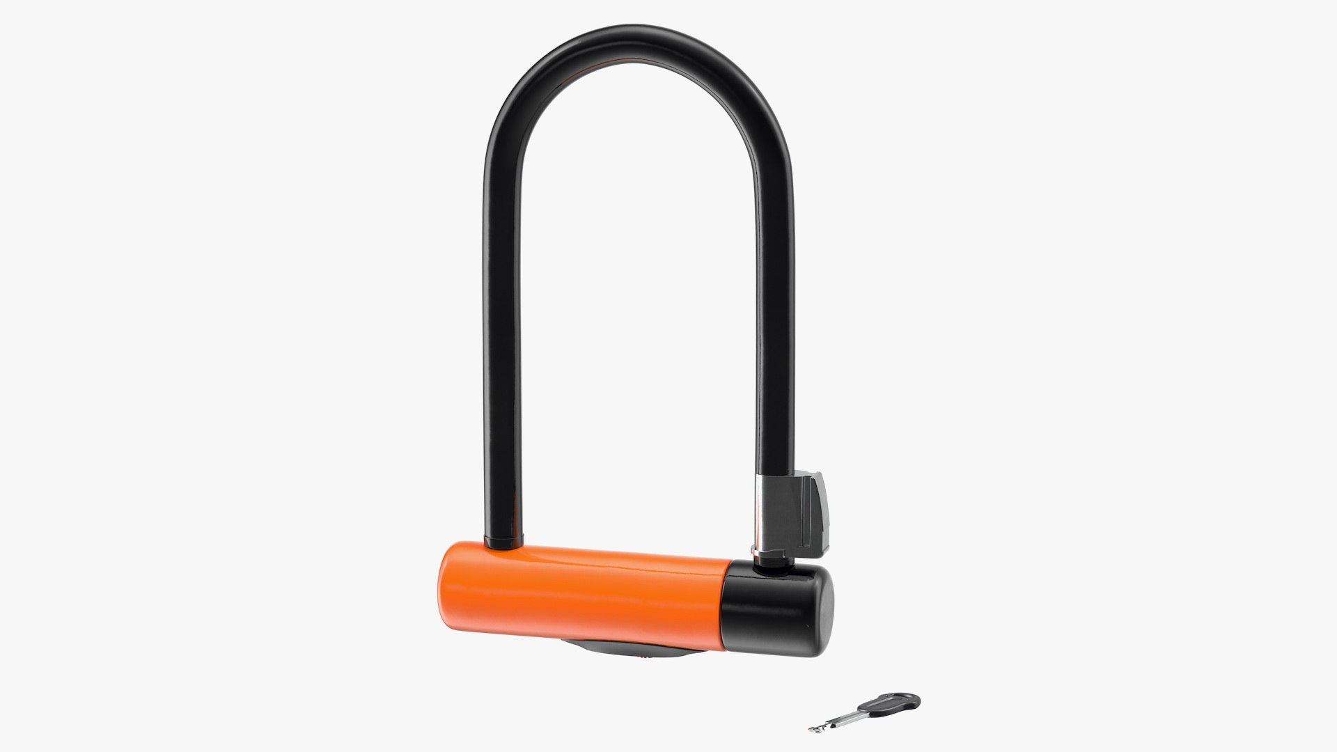 Heavy Duty Bicycle U Lock 3D model preview