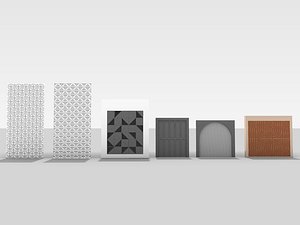 walls  collection 3D model