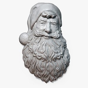 Santa Claus Portrait Relief