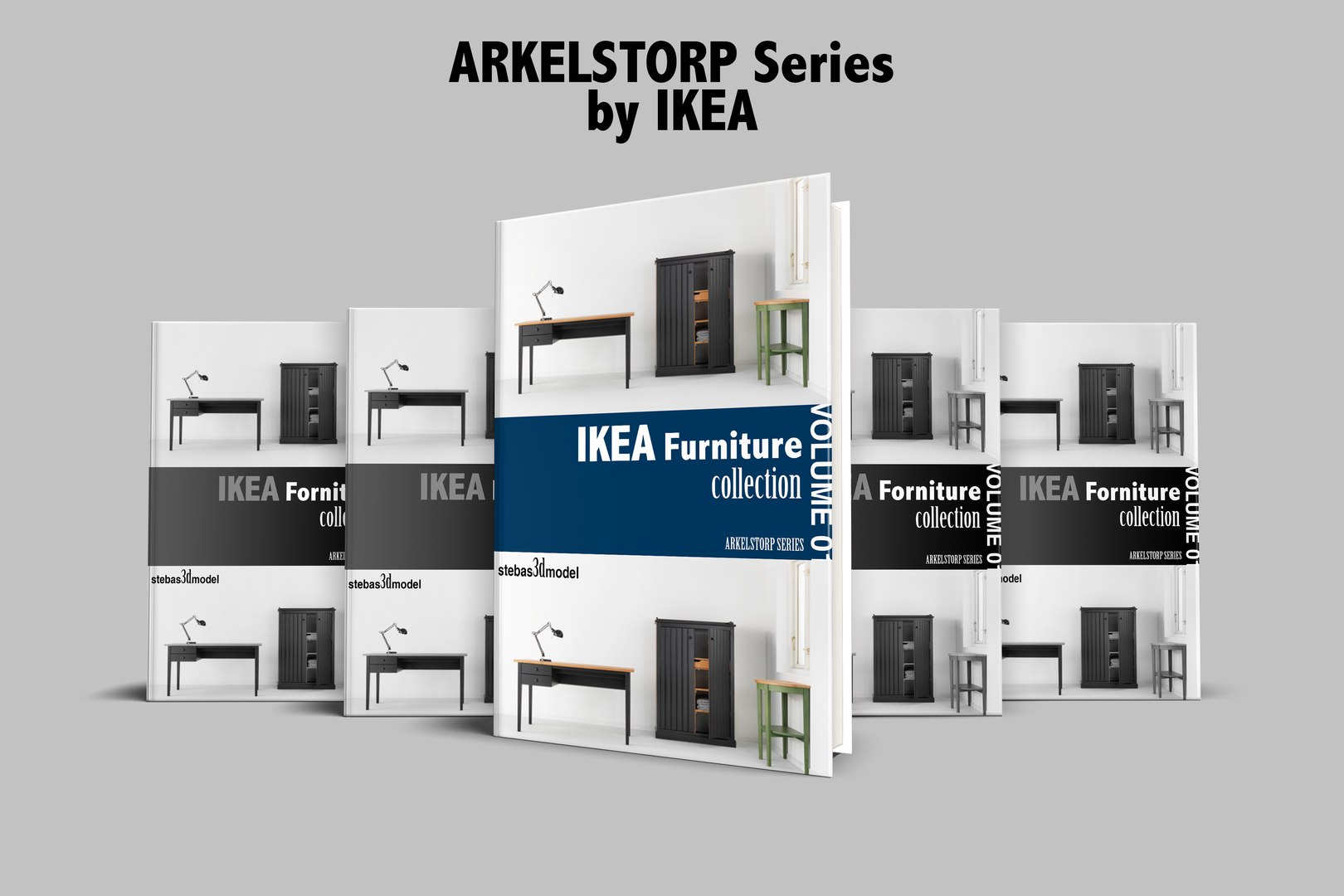 3d Model Of Coffee Table Arkelstorp Set