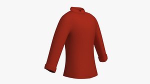 3d model long sleeve shirt