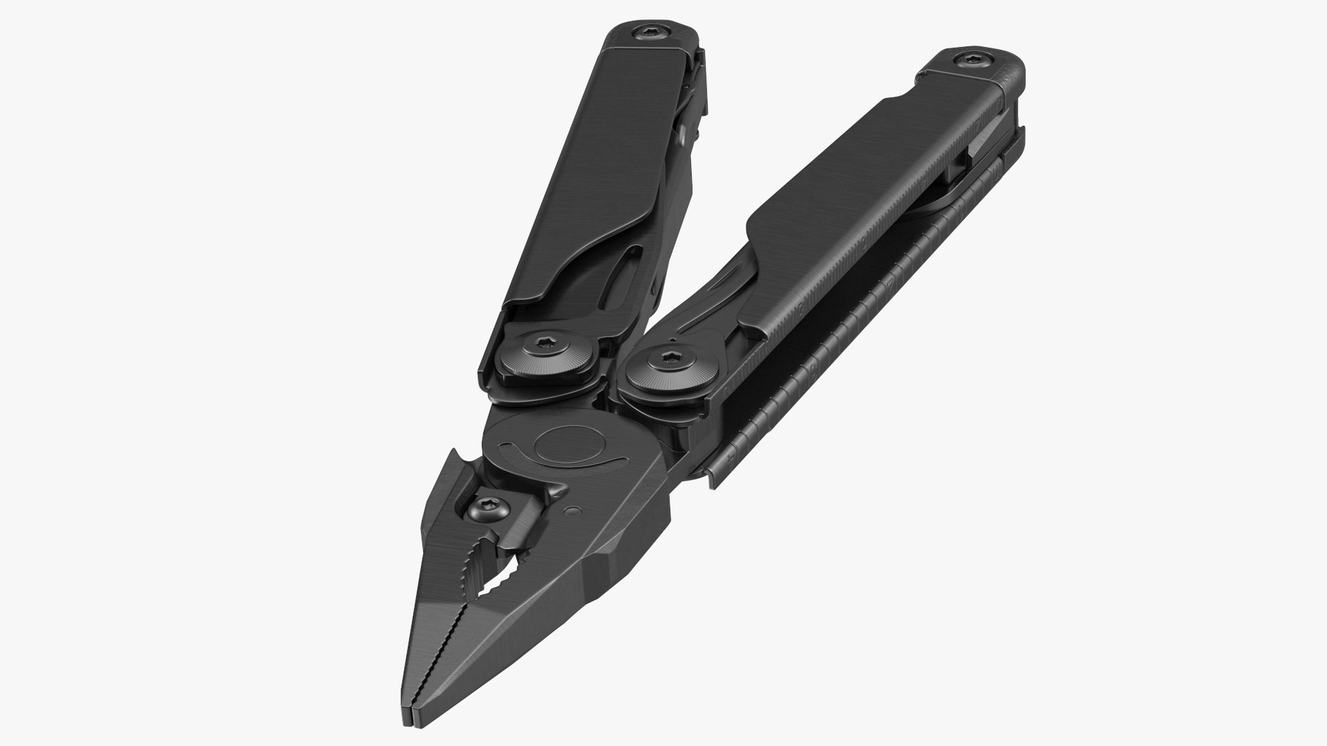 Multitool Black Rigged 3D model preview